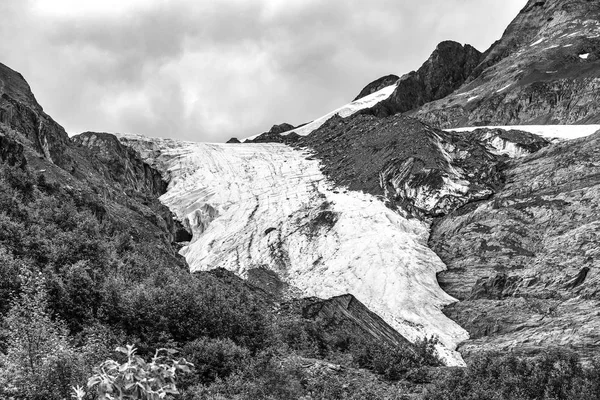 Vue Glacier Worthington Sur Détroit Prince William Près Valdez Alaska — Photo