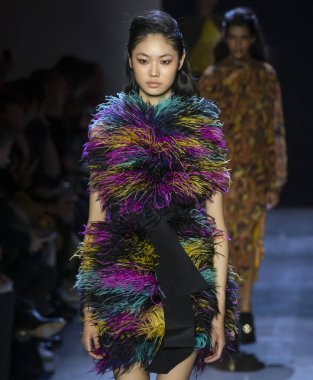 Prabal Gurung 2019 sonbahar kış pist Haritayı New York City