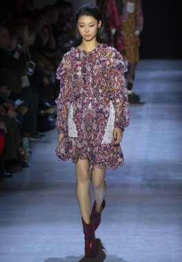 Prabal Gurung 2019 sonbahar kış pist Haritayı New York City