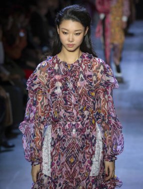 Prabal Gurung 2019 sonbahar kış pist Haritayı New York City