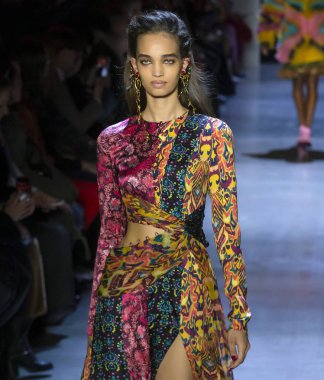 Prabal Gurung 2019 sonbahar kış pist Haritayı New York City