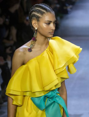 Prabal Gurung 2019 sonbahar kış pist Haritayı New York City