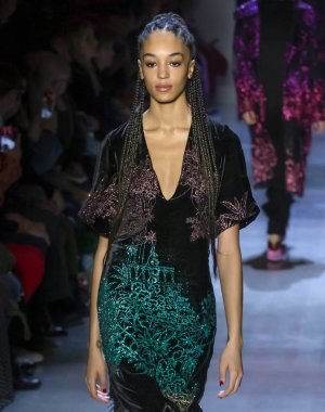 Prabal Gurung 2019 sonbahar kış pist Haritayı New York City