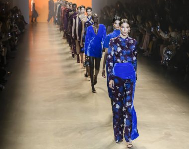 Cushnie 2019 sonbahar kış pist Haritayı New York City