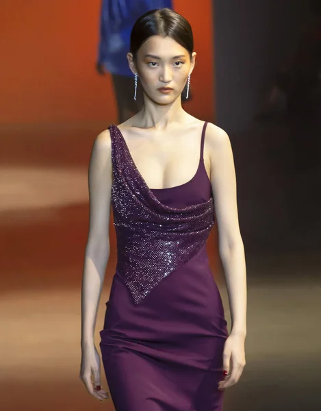 Cushnie 2019 Fall Winter Runway Show в Нью-Йорке — стоковое фото