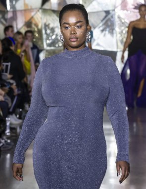 Christian Siriano 2019 sonbahar kış pist Haritayı New York City