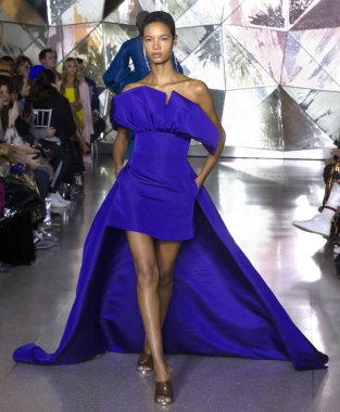 Christian Siriano 2019 sonbahar kış pist Haritayı New York City