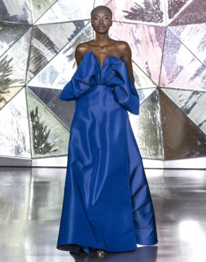 Christian Siriano 2019 sonbahar kış pist Haritayı New York City