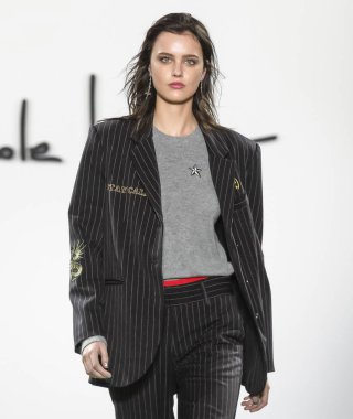 Nicole Miller 2019 sonbahar kış pist Haritayı New York City