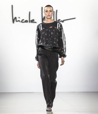 Nicole Miller 2019 sonbahar kış pist Haritayı New York City