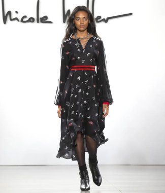 Nicole Miller 2019 sonbahar kış pist Haritayı New York City