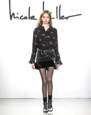 Nicole Miller 2019 sonbahar kış pist Haritayı New York City