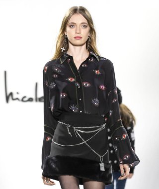 Nicole Miller 2019 sonbahar kış pist Haritayı New York City