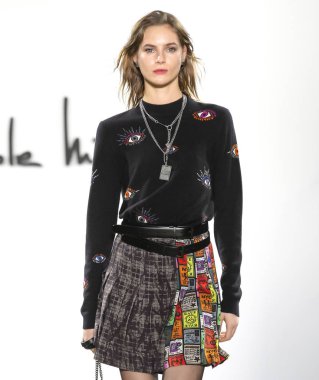 Nicole Miller 2019 sonbahar kış pist Haritayı New York City