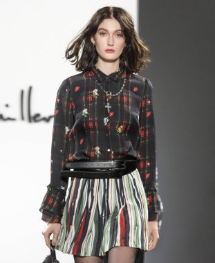 Nicole Miller 2019 sonbahar kış pist Haritayı New York City