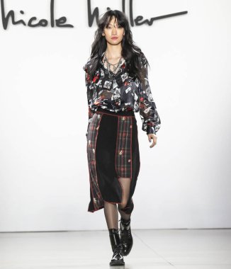 Nicole Miller 2019 sonbahar kış pist Haritayı New York City