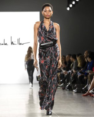 Nicole Miller 2019 sonbahar kış pist Haritayı New York City