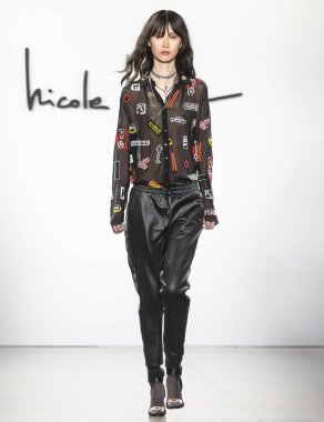 Nicole Miller 2019 sonbahar kış pist Haritayı New York City