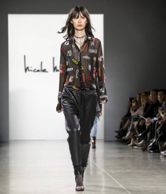 Nicole Miller 2019 sonbahar kış pist Haritayı New York City