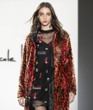 Nicole Miller 2019 sonbahar kış pist Haritayı New York City