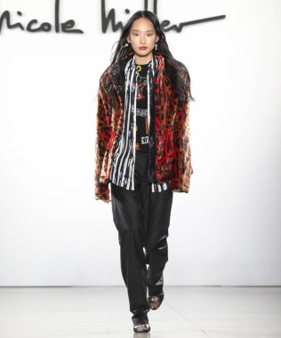 Nicole Miller 2019 sonbahar kış pist Haritayı New York City