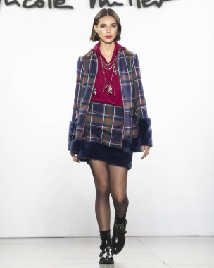 Nicole Miller 2019 sonbahar kış pist Haritayı New York City