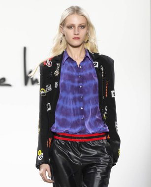 Nicole Miller 2019 sonbahar kış pist Haritayı New York City