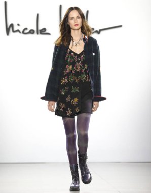 Nicole Miller 2019 sonbahar kış pist Haritayı New York City