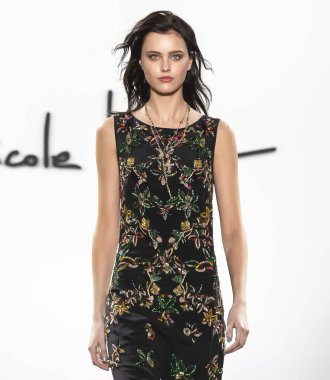 Nicole Miller 2019 sonbahar kış pist Haritayı New York City