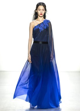 Tadashi Shoji 2019 sonbahar kış pist Haritayı New York City