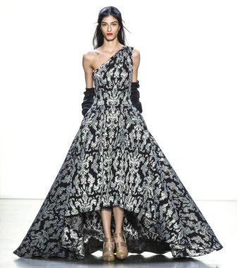 Tadashi Shoji 2019 sonbahar kış pist Haritayı New York City