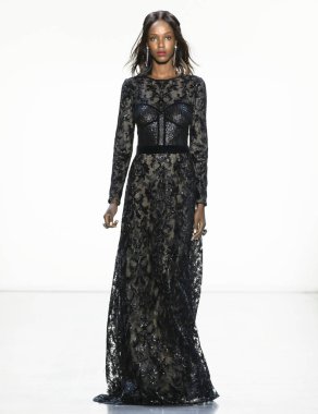 Tadashi Shoji 2019 sonbahar kış pist Haritayı New York City