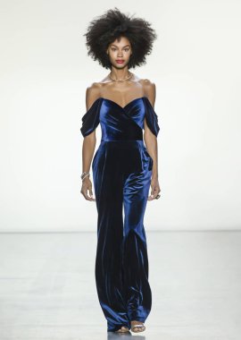 Tadashi Shoji 2019 sonbahar kış pist Haritayı New York City