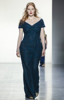 Tadashi Shoji 2019 sonbahar kış pist Haritayı New York City