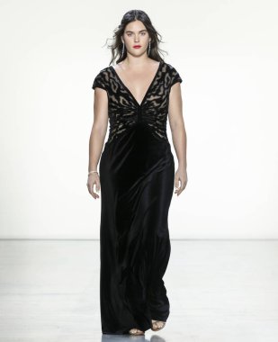 Tadashi Shoji 2019 sonbahar kış pist Haritayı New York City