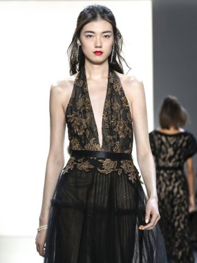 Tadashi Shoji 2019 sonbahar kış pist Haritayı New York City