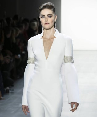 Badgley Mischka 2019 sonbahar kış pist Haritayı New York City