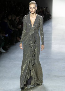 Badgley Mischka 2019 sonbahar kış pist Haritayı New York City