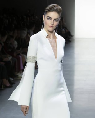 Badgley Mischka 2019 sonbahar kış pist Haritayı New York City