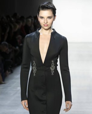 Badgley Mischka 2019 sonbahar kış pist Haritayı New York City