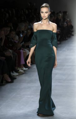 Badgley Mischka 2019 sonbahar kış pist Haritayı New York City