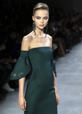 Badgley Mischka 2019 sonbahar kış pist Haritayı New York City