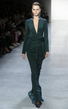 Badgley Mischka 2019 sonbahar kış pist Haritayı New York City