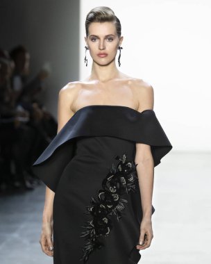 Badgley Mischka 2019 sonbahar kış pist Haritayı New York City