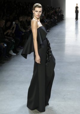 Badgley Mischka 2019 sonbahar kış pist Haritayı New York City