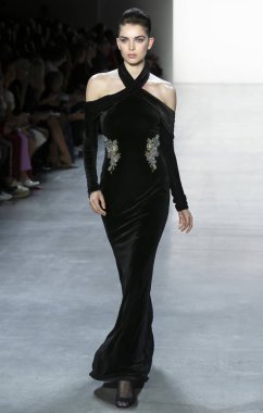 Badgley Mischka 2019 sonbahar kış pist Haritayı New York City