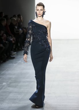 Badgley Mischka 2019 sonbahar kış pist Haritayı New York City