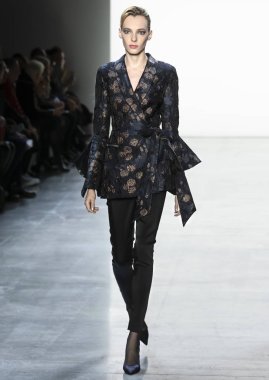 Badgley Mischka 2019 sonbahar kış pist Haritayı New York City