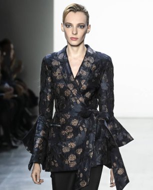 Badgley Mischka 2019 sonbahar kış pist Haritayı New York City