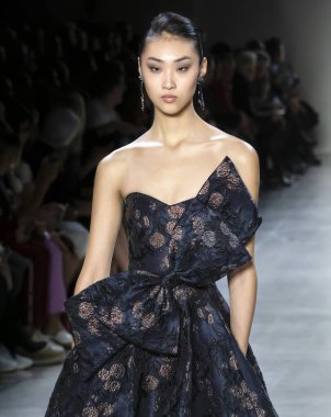 Badgley Mischka 2019 sonbahar kış pist Haritayı New York City